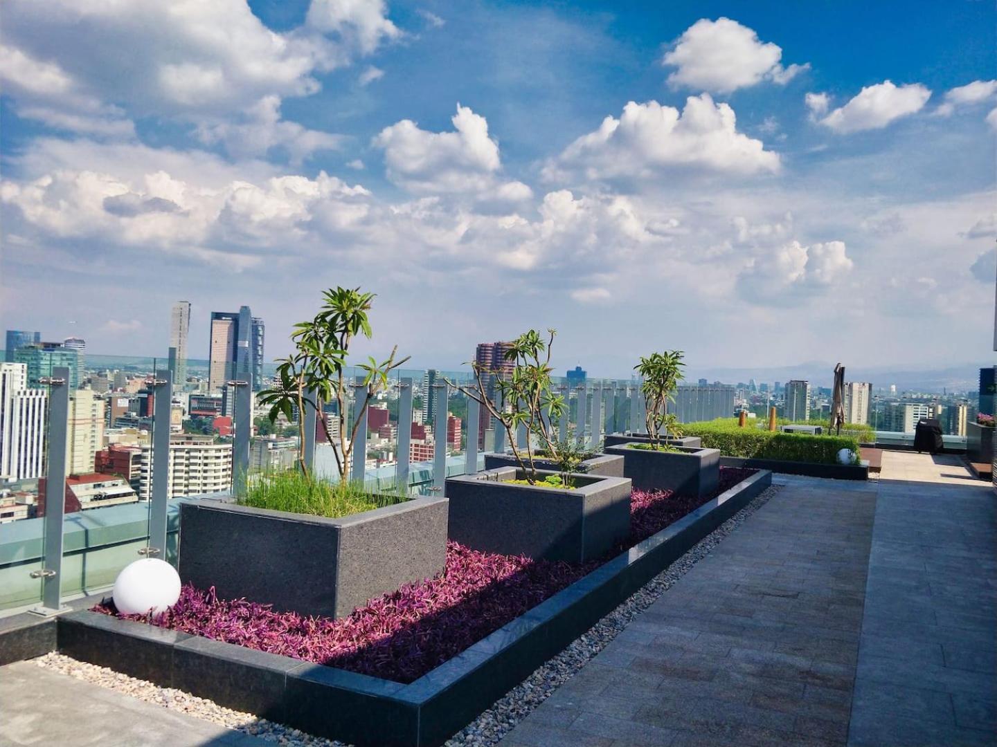 Luxurious High-Rise Hs Wifi, Amazing City Views Cidade do México Exterior foto